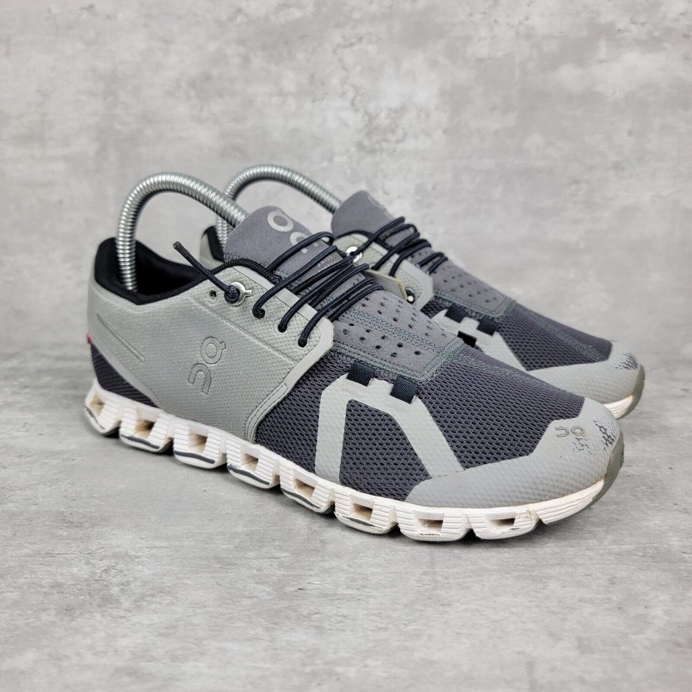 On Cloud Womens Running Shoes Size 7 OC Road Mesh Sneakers Trainers Grey White